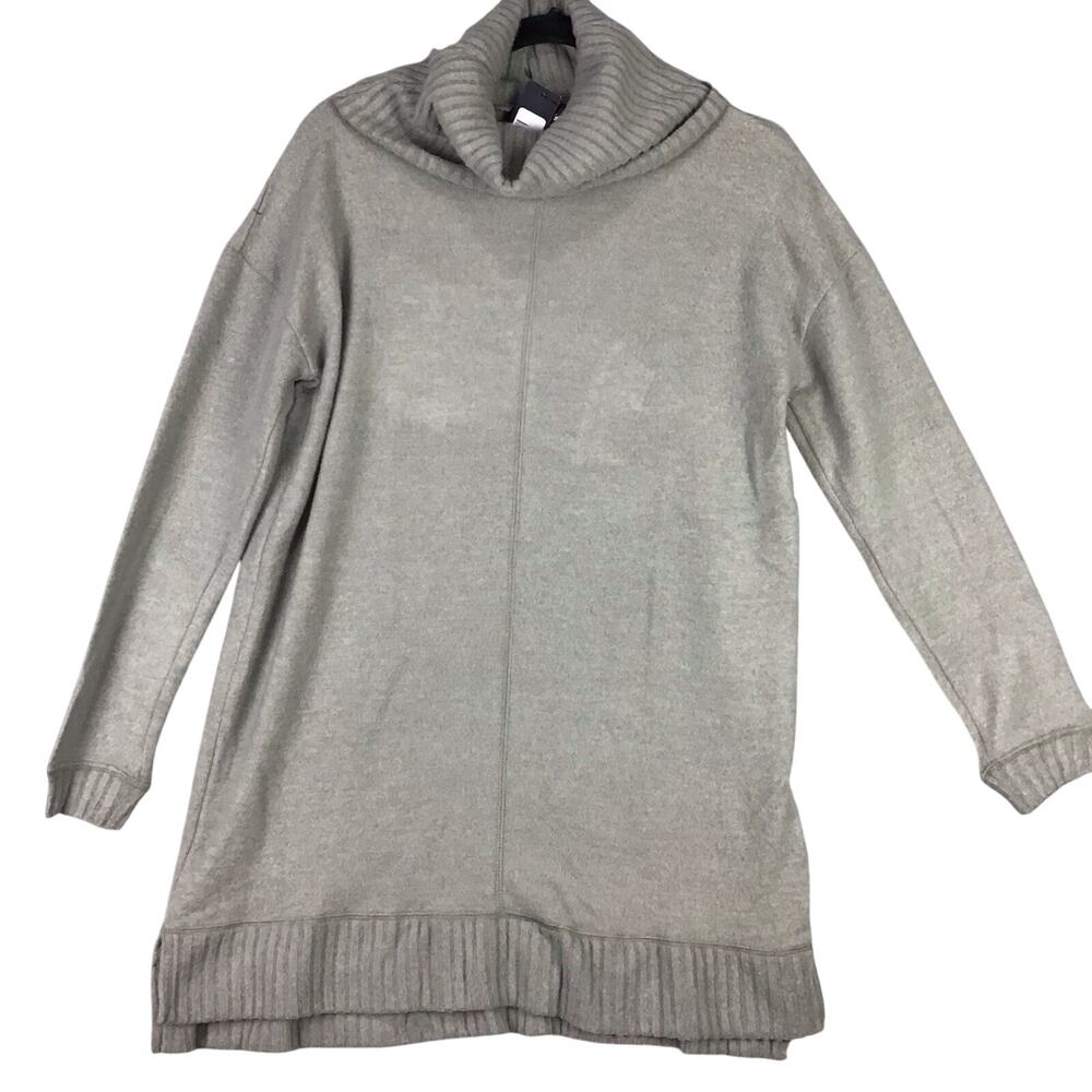 Lulu’s Womens XS Sage Green Autumn Daze Cowl Neck Tunic Sweater Long Sleeve NWT